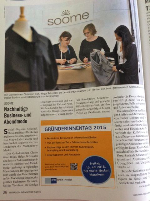 Artikel im IHK Magazin 2015