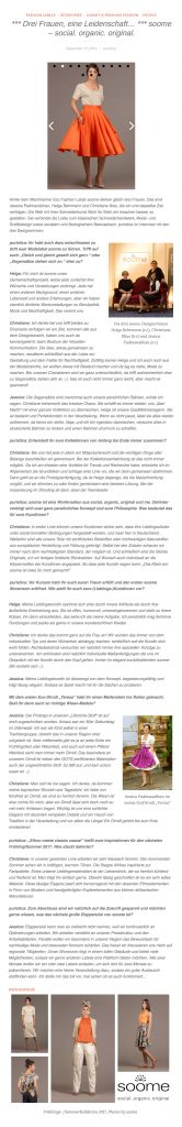 Interview von Anna auf dem Blog von puristica